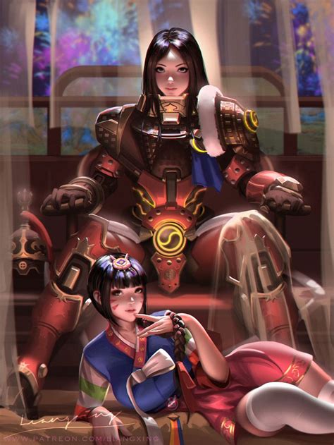happy new year by liang xing overwatch overwatch wallpapers
