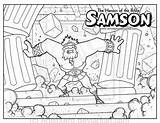 Samson sketch template