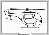 Helicopter Thoughts sketch template