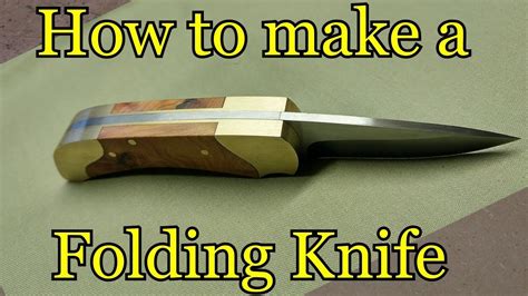 folding knife template youtube