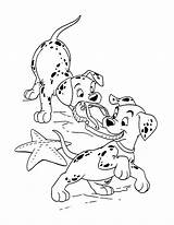 101 Coloring Dalmatians Pages Dalmatian Disney Color Kids Print Dalmatiens Popular Coloriages Gif sketch template
