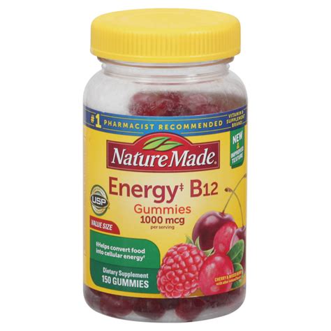 Save On Nature Made Energy B12 1000 Mcg Supplement Gummies Cherry