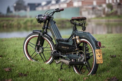 puch maxi  custom classic moped  moped army