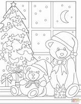 Bears Colorare Orsetto Orsetti Disegni Choinka sketch template