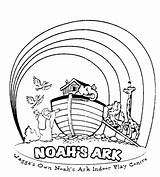 Noah Ark Coloring Pages Noahs Rainbow Flood Bible Animal Drawing Animals Template Printable Kids Sheets Color Covenant Colouring Three Sketch sketch template