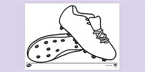 football boots colouring sheet ks resources twinkl
