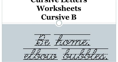 cursive letters worksheets cursive