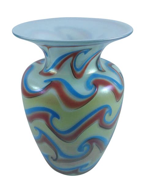 Modern Art Glass Vase Chairish