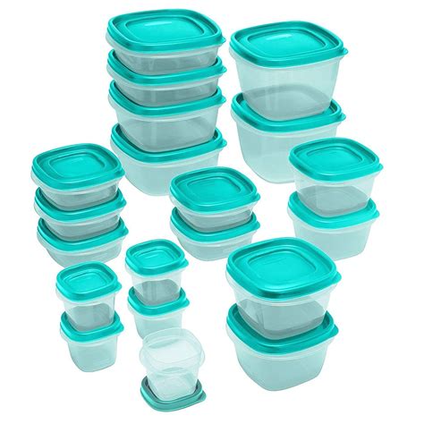 Rubbermaid Food Storage Container Set 40 Piece Easy Find Lids