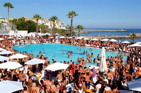 Champagne Spray Parties Ocean Club Marbella Nikki Beach Marbella