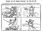 Oveja Parabola Perdida Historia Parábola Jehova Ovejas Cristianas Niños Renuevo Cristianos Biblia sketch template