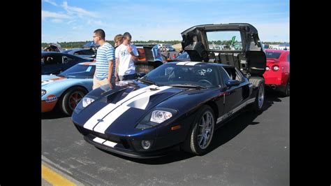 awesome dark blue ford gt youtube