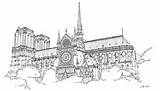 Dame Notre Drawing Paris Cathedral Durham Calvin Drawings 20th Uploaded January Which Paintingvalley sketch template