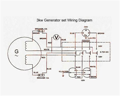 generator auto stop circuit diagram