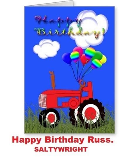 happy birthday russ  tractor related discussion redsquare wheel