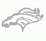 Broncos Coloring Denver Pages Logo Printable Drawing Bronco Coloringhome Line Library Clipart Nfl Sports Drawings Popular Collection Coloringme Template Paintingvalley sketch template