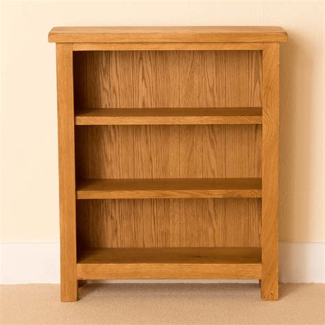 lanner waxed oak small  bookcase  shelves solid wood roseland furniture