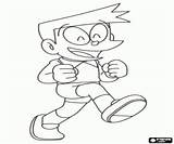 Doraemon Suneo Character Coloring sketch template