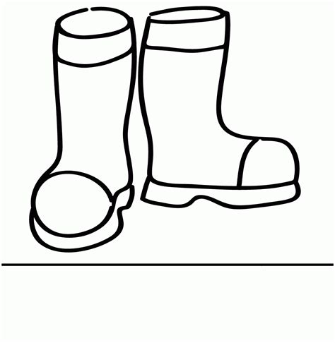 rain boots coloring page    clipartmag