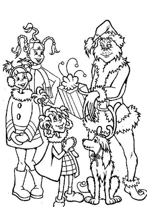grinch coloring pages clipart  printable coloring pages