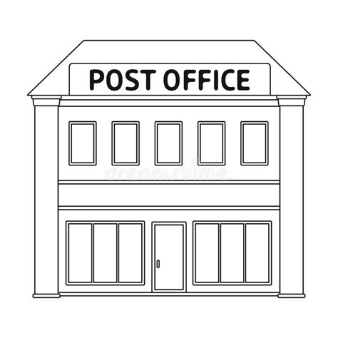 post officemail  postman single icon  outline style vector symbol