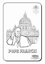 Francis Coloring Clipart Pope Pages Cool Clip Fran Cliparts Clipground Catholic Sheets Activity Library sketch template