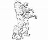 Sentinel Capcom Marvel Vs Armor sketch template