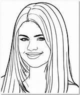 Selena Gomez Coloring Drawing Pages Step Lovato Demi Drawings Easy Paintingvalley Getcolorings Popular sketch template