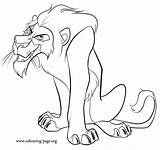 Scar Coloring Lion King Pages Colouring Drawing Disney Color Drawings Mufasa Simba Beautiful Draw Uncle Designlooter Getdrawings Popular 45kb 660px sketch template