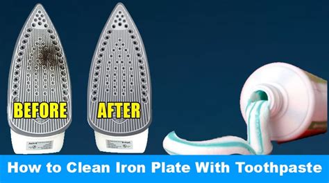 clean iron plate  toothpaste  blog  home