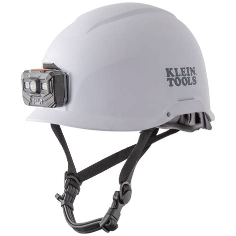 safety helmet  vented class   rechargeable headlamp white  klein tools