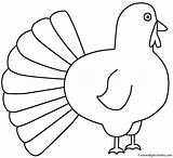 Turkey Coloring Pages Outline Thanksgiving Body Printable Drawing Clipart Color Side Kids Print Cut Head Turkeys Birds Pakistan Draw Bigactivities sketch template