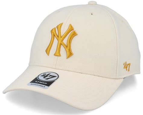 york yankees mvp naturalgold adjustable  brand caps hatstore