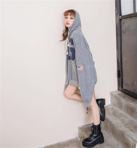 korean fashion ulzzang hoodie oversize 한국 패션 트렌드 한국 패션 가을 한국 스타일