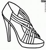 Schuhe Oncoloring sketch template