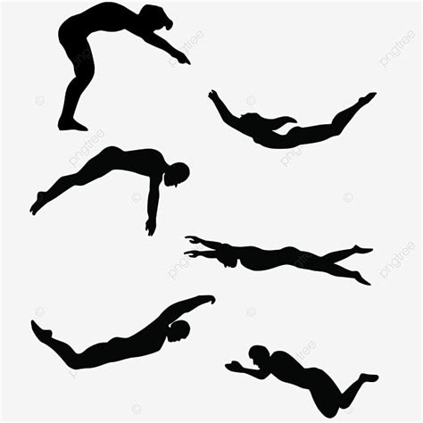 swim silhouette png  swimming style silhouette swimming