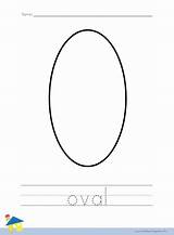 Oval Coloring Thelearningsite sketch template