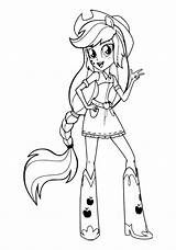 Equestria Coloring Girls Pages Girl Print Coloringtop sketch template