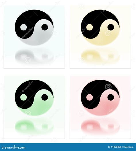 taoism symbol yin  stock illustration image  religion