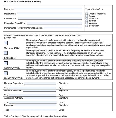 evaluation report template
