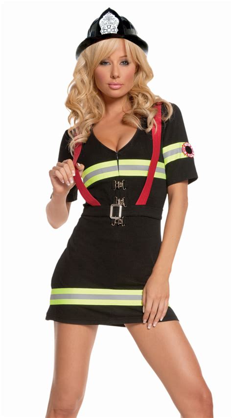 sexy adult firefighter costume n4421