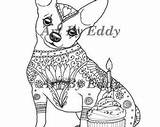 Chihuahua Coloring Color Dog Chihuahuas Pages Zentangle Choose Board Books Single Pdf sketch template