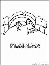 Flapjack Coloring Pages sketch template