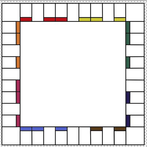 blank monopoly board game template pix  monopoly box board game