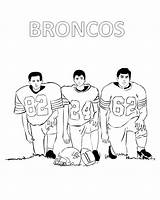 Coloring Broncos Denver Pages Printable Sheet Football Popular Coloringhome Library Clipart Print sketch template