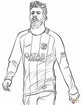 Coloring Pages Gerard Piqué Printable Pique Fifa Cup Soccer Drawing Athletes Categories sketch template
