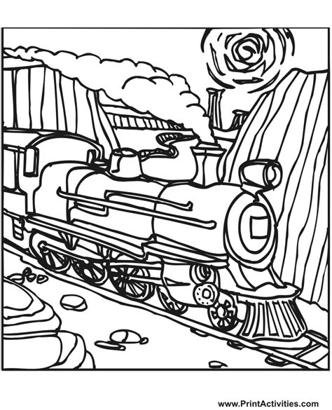 trains coloring pages  high quality coloring pages coloring home