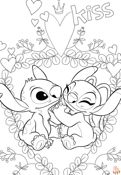 stitch  angel coloriage angel coloring pages coloring pages porn
