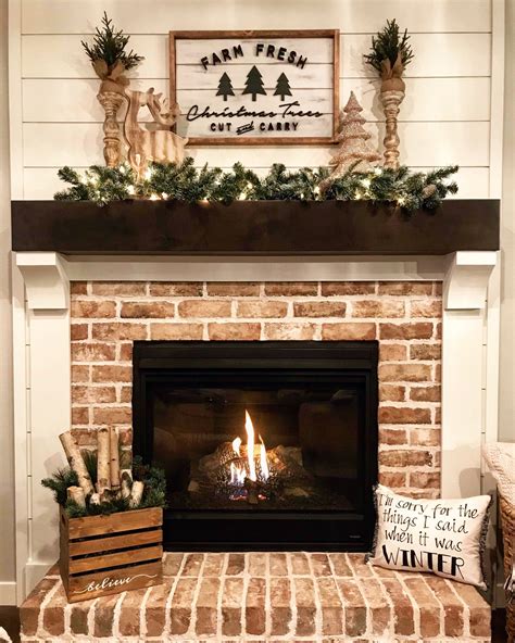 md wood  brick fireplace makeover red brick fireplaces farm