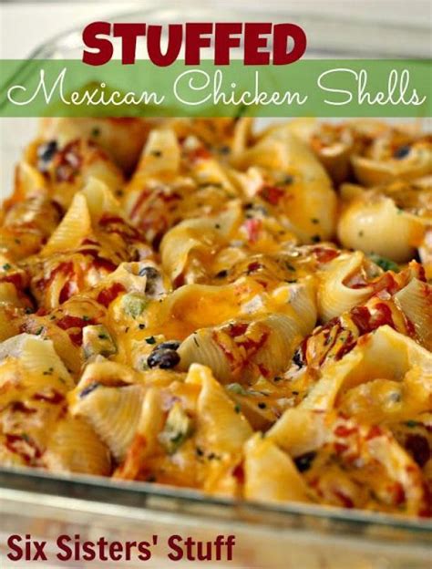 Stuffed Mexican Chicken Shells From This Is An